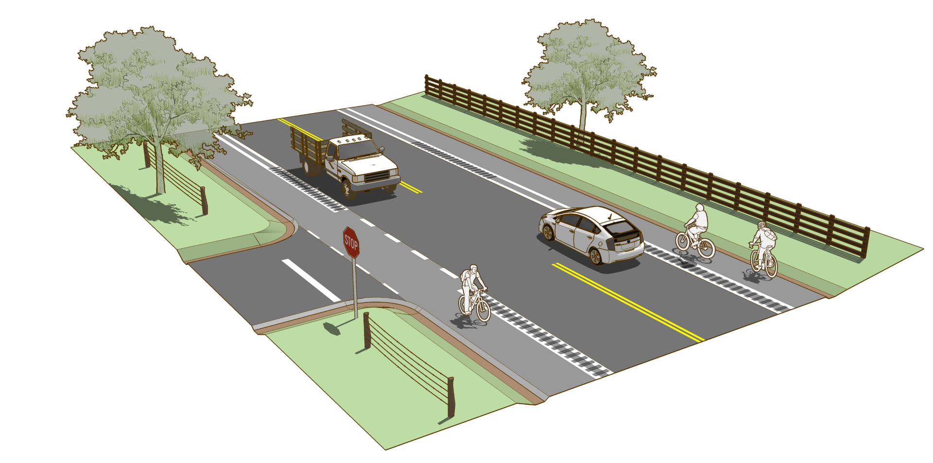 D'Iberville Sidewalk and Pedestrian Study - City of D'Iberville, Mississippi