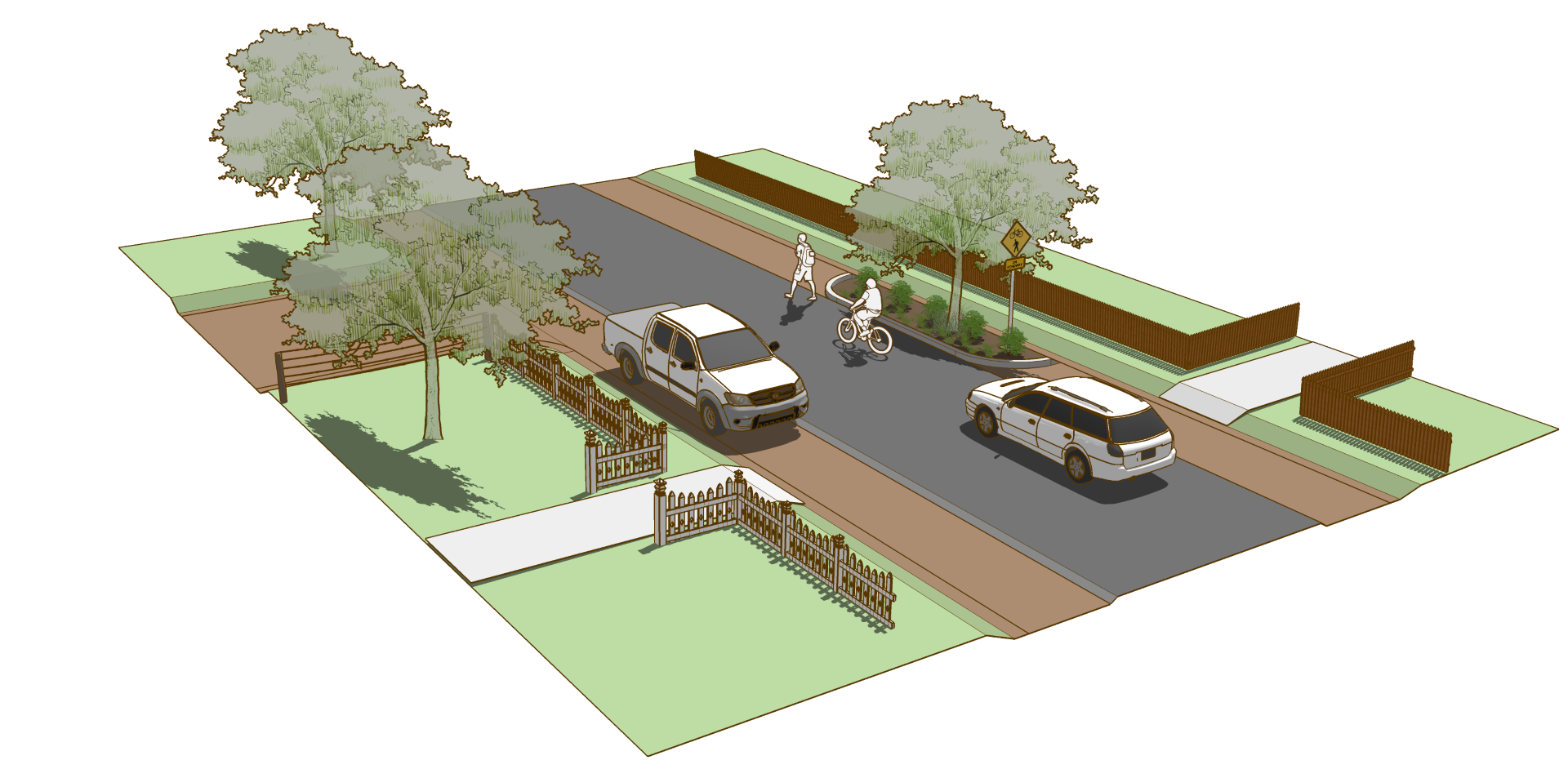 Minimum Road Width For 2 Way Traffic Australia