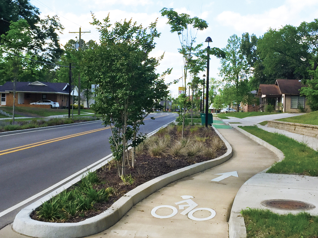 Separated Bike Lane - Rural Design Guide